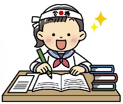 勉強する女の子